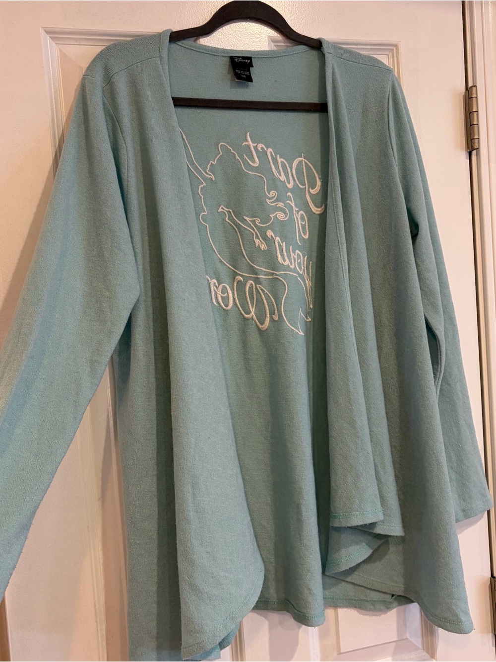 disney little mermaid cardigan